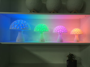 3D Printed Silicone Creative Mushroom Table Lamp