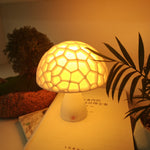 3D Printed Silicone Creative Mushroom Table Lamp