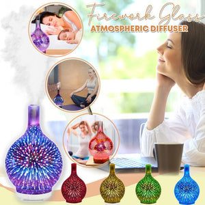 Firework Atmospheric Glass Diffuser Humidifier