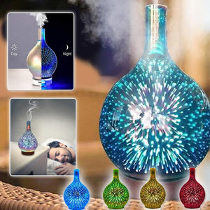 Firework Atmospheric Glass Diffuser Humidifier