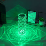 LED Rose Crystal Table Lamp