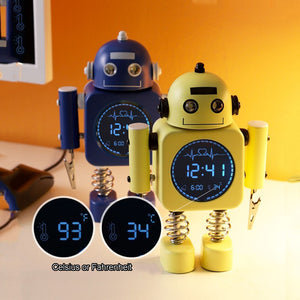 Smart Robot Digital Alarm Clock