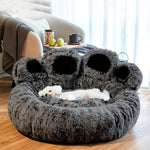 Calming Bear Paw Pet Bed