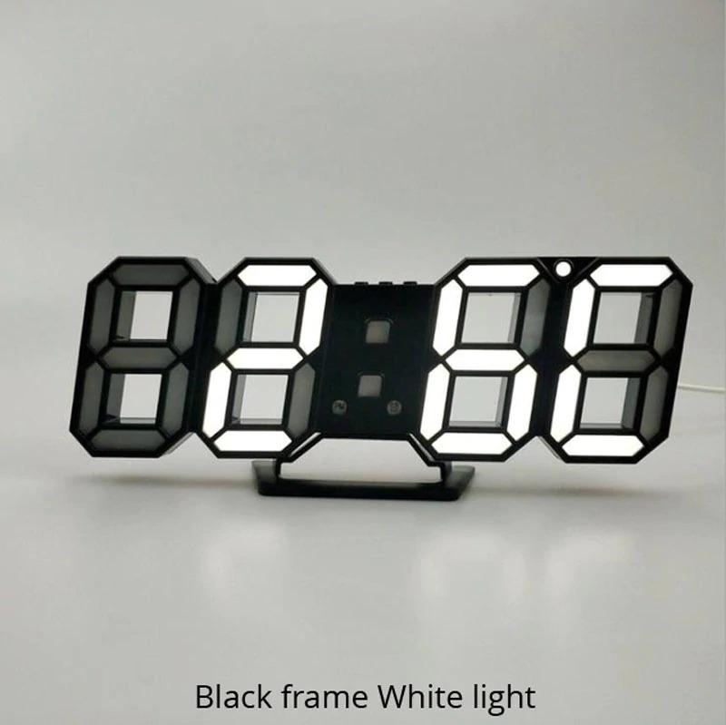 Modern Digital 3D LED Clock