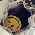 Ethnic Style Drawstring Bucket Bag