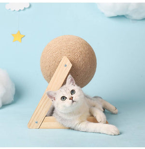 Sisal Rope Ball Cat Scratcher Toy