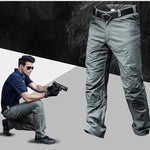 Breathable Slim Tactical Pants Cargo Trousers