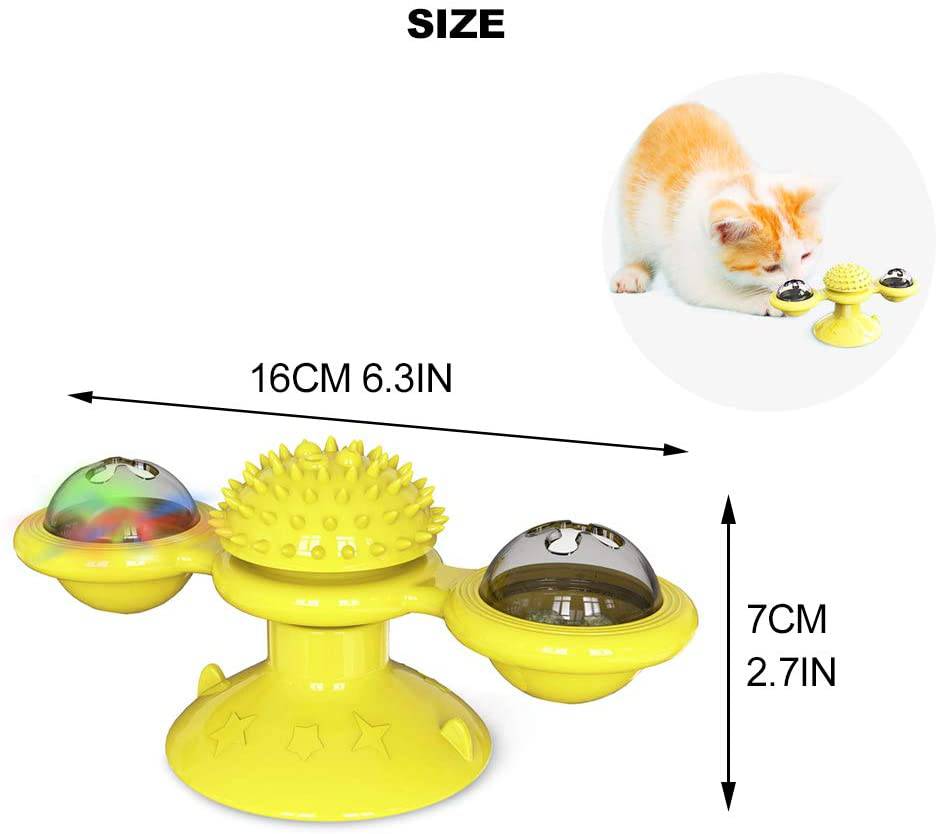 The Windmill Interactive Cat Toy / Food Puzzle