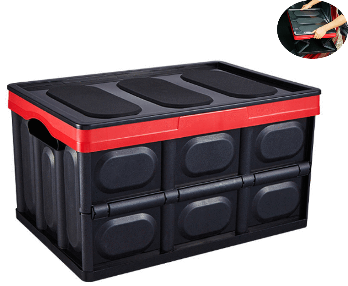 Collapsible Car Trunk Organizer & Storage Container Cargo Box