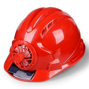 Solar Construction Hard Hat With Fan