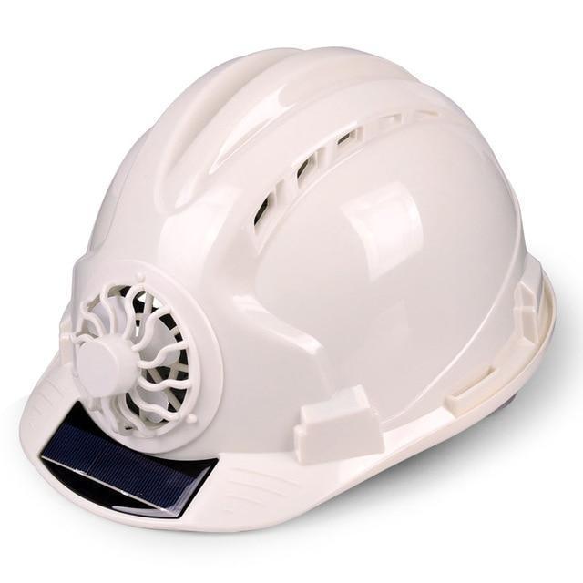 Solar Construction Hard Hat With Fan