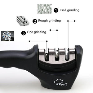 Non Skid Knife Sharpener with Handle