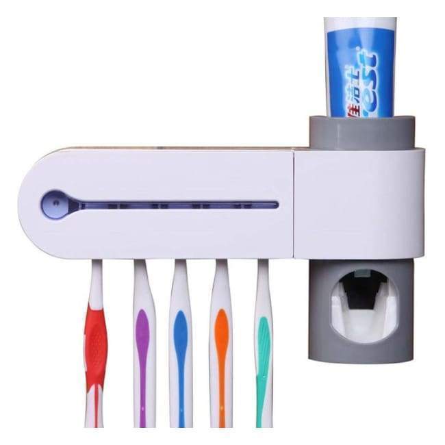 Anti-bacteria Ultraviolet Toothbrush and Toothpaste Dispenser