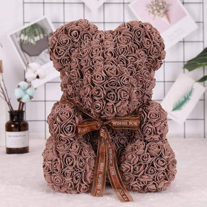 Elegant Rose Teddy Bear