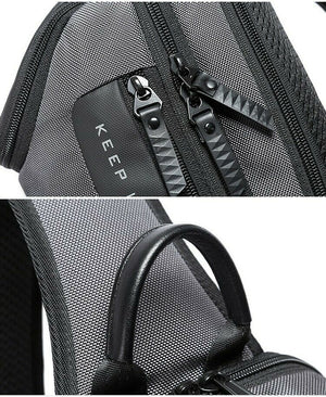 Men's USB Charging Crossbody Chest Bag