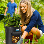 3 Pcs Breathable Vegetable Plant Grow Bags (Large)