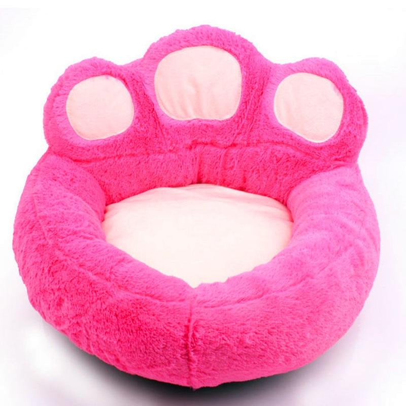 Paw Shaped Plush Pet Bed