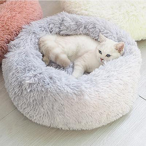 Calming Soft Fleece Dog Cat Bed