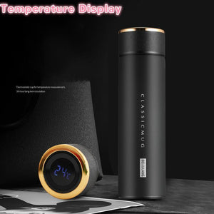 Smart Thermos Vacuum Flask Temperature Display