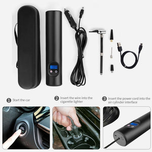 Wireless Portable Electric Air Pump Tire Inflator