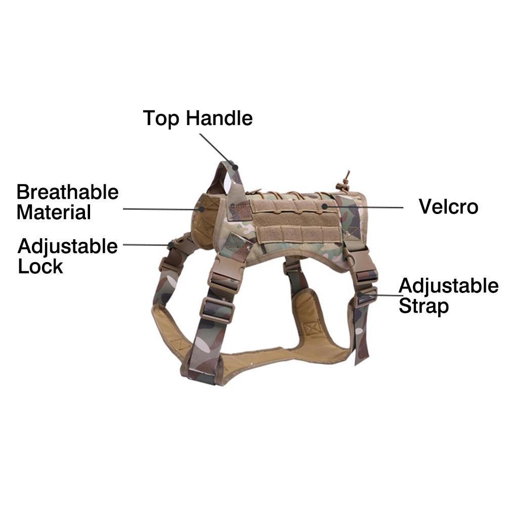 Military Tactical Dog Harness