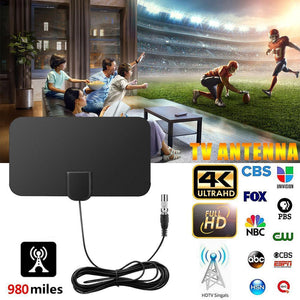 Digital HD Indoor TV Antenna - 980 Miles