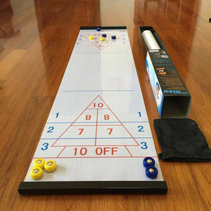 Tabletop Bullseye Curling Game - Compact