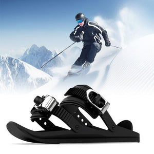 Portable Mini Ski Skates Skiing Shoes - Winter Outdoor Ski Accessories