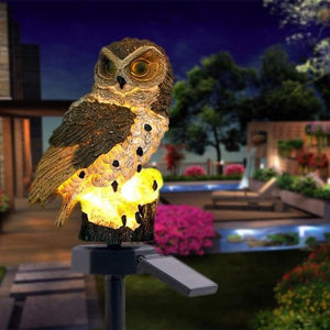 Owl Solar Garden Light