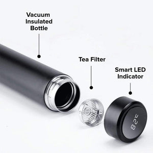 Intelligent Insulated Thermos Bottle with Temperature Display