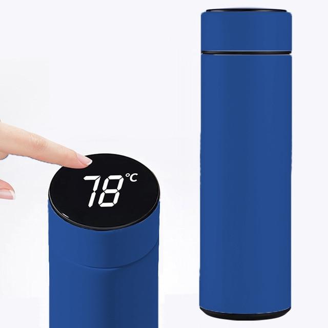 Intelligent Insulated Thermos Bottle with Temperature Display