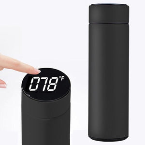 Intelligent Insulated Thermos Bottle with Temperature Display