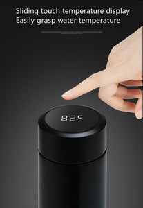 Intelligent Insulated Thermos Bottle with Temperature Display