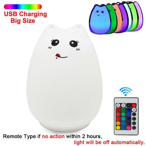 Cartoon Cat LED Night Light