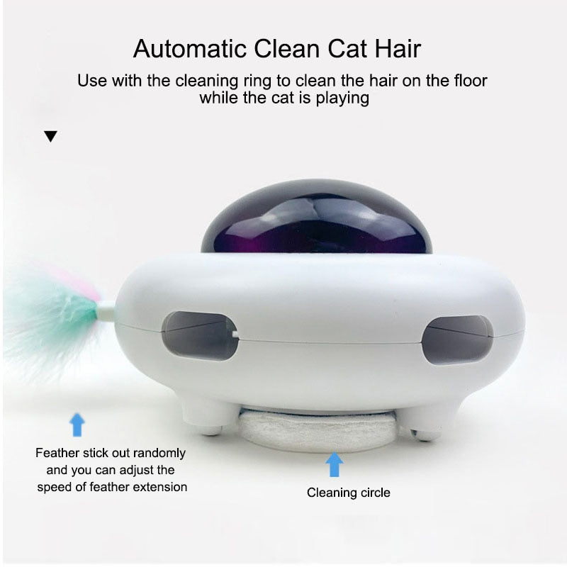 Spinning UFO Interactive Cat Toy