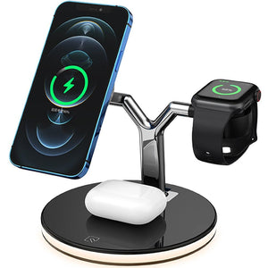 3 in 1 Magnetic Wireless Charger Fast Charging Station