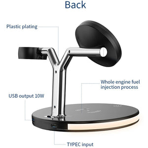 3 in 1 Magnetic Wireless Charger Fast Charging Station