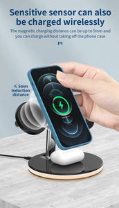 3 in 1 Magnetic Wireless Charger Fast Charging Station