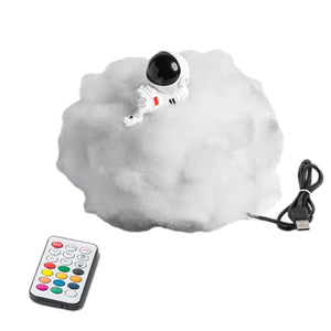 LED Colorful Clouds Astronaut Lamp Night Light