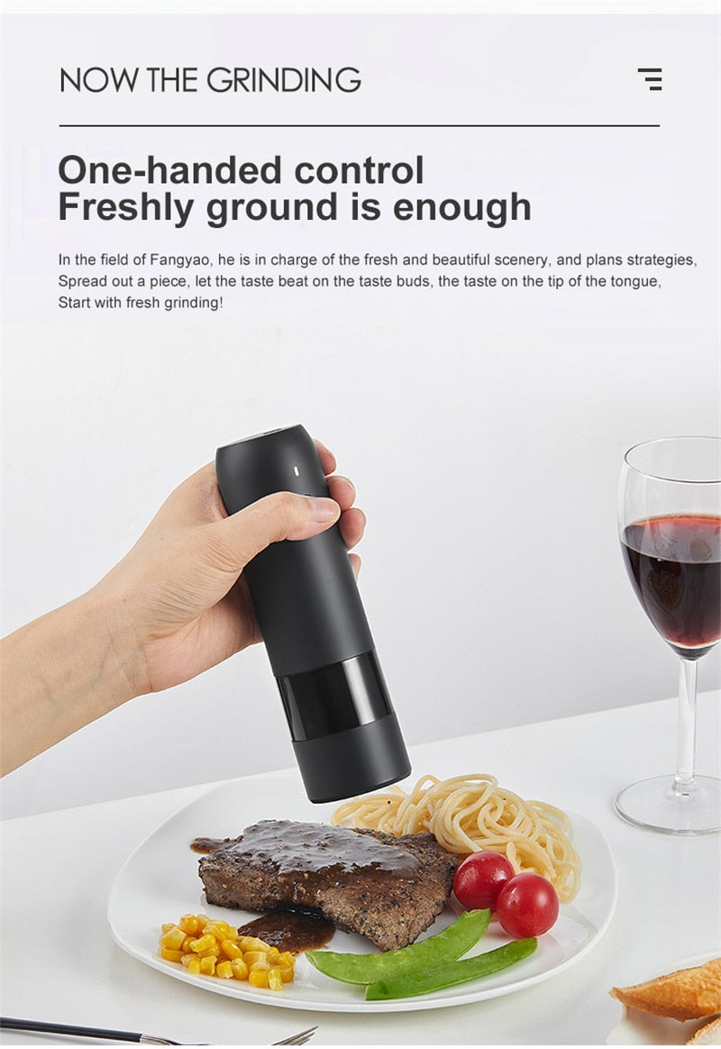 Rechargeable Automatic Salt & Pepper Grinder