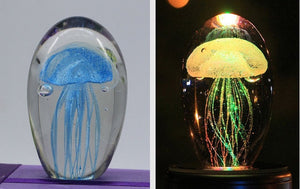 3D Jellyfish Crystal Table Lamp