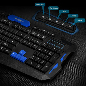 Bluetooth Wireless Gaming Keyboard And Mouse