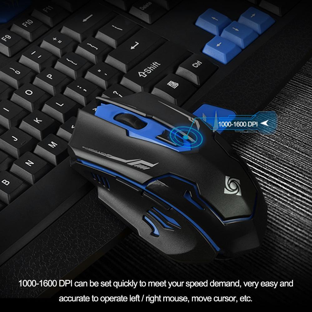 Bluetooth Wireless Gaming Keyboard And Mouse