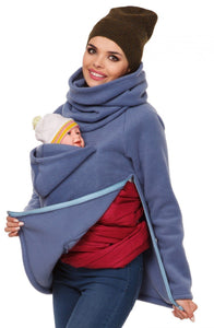 Winter Kangaroo Baby Carrier Maternity Hoodie