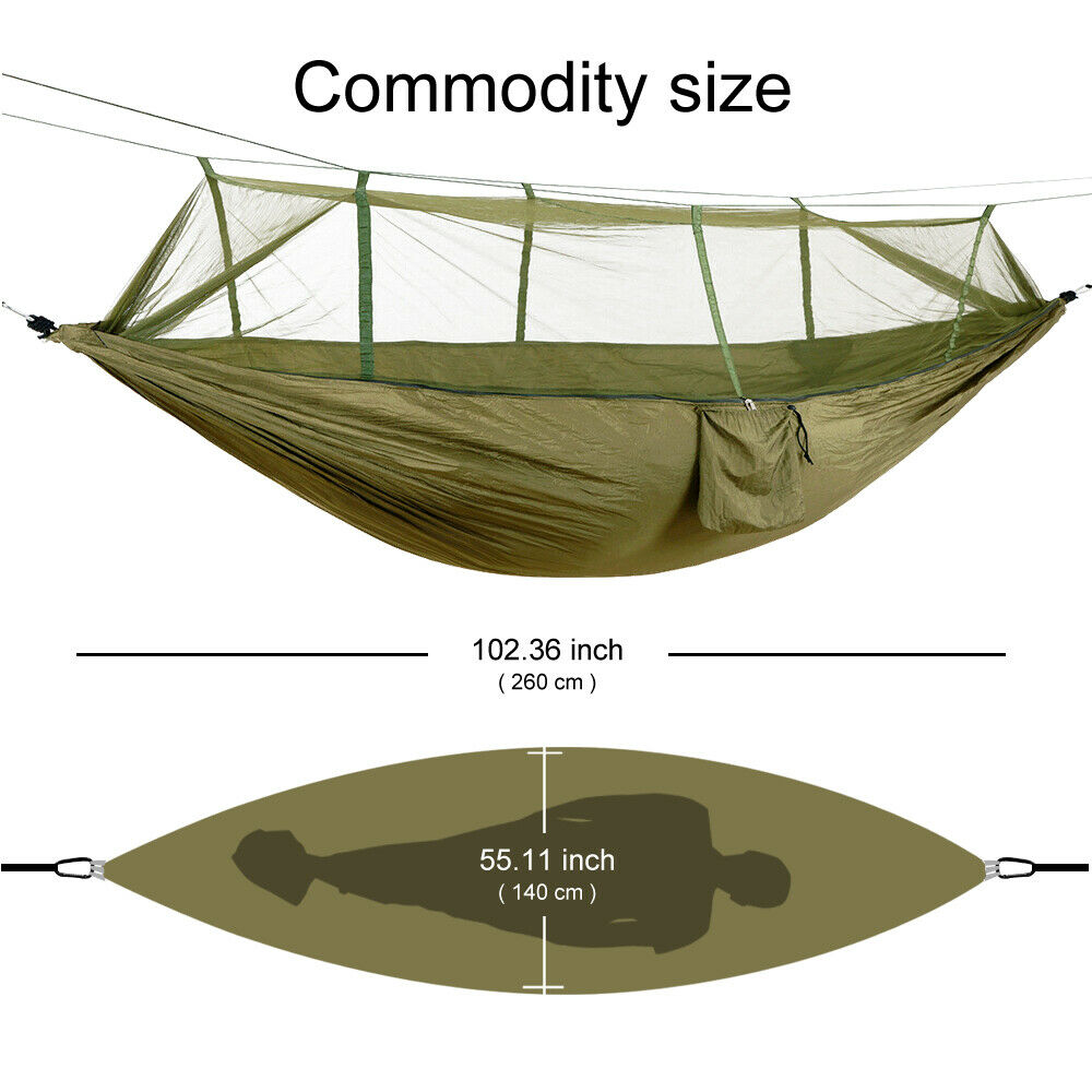 Camping Hammock with Mosquito Net and Rainfly Tarp