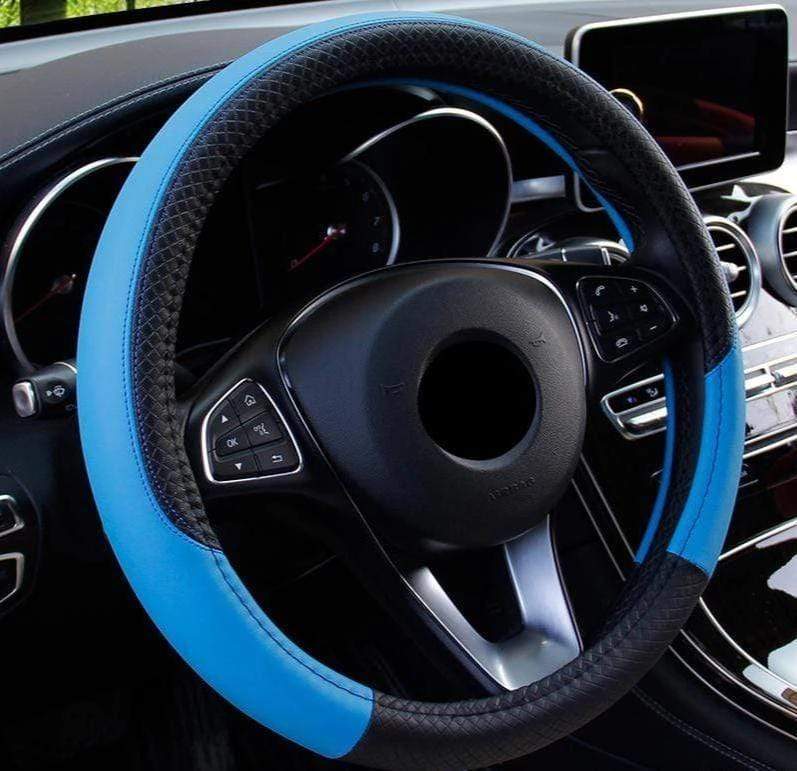 Premium Leather Steering Wheel Cover