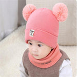 Baby Beanies Cap and Scarf Set