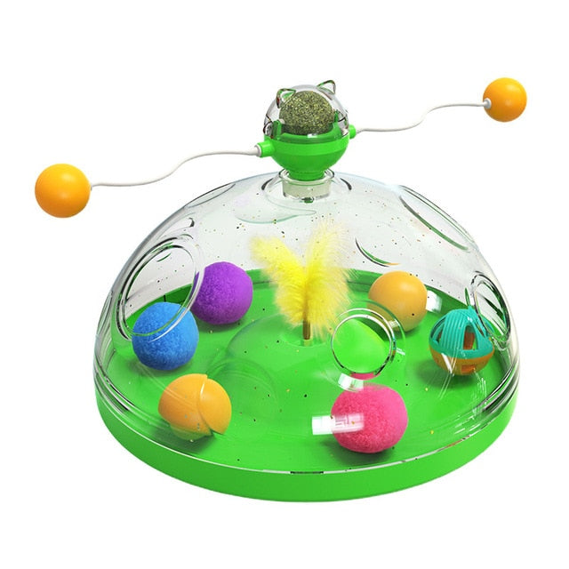 Windmill Interactive Turntable Cat Toy